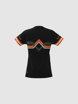 Podiumwear Women's Silver Short Sleeve MTB Jersey - NEW FABRIC 2025!