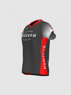 Podiumwear Women's Silver Short Sleeve MTB Jersey - NEW FABRIC 2025!