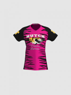 Podiumwear Women's Silver Short Sleeve MTB Jersey - NEW FABRIC 2025!