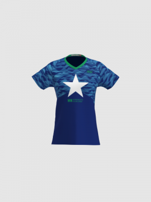 Podiumwear Women's Silver Short Sleeve MTB Jersey - NEW FABRIC 2025!