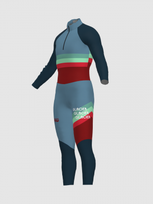 Podiumwear Nordic Child's Two-Piece Race Suit (Nordic Skiing) Side View