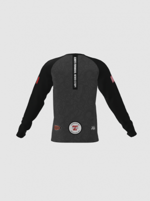 Podiumwear Unisex Silver Long Sleeve Tech Tee - New Fabric 2025!