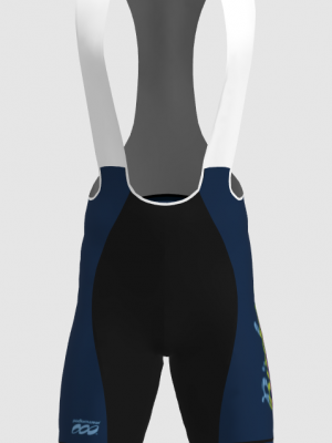 Podiumwear Men's Cycling Bibs (Cycling) Front View