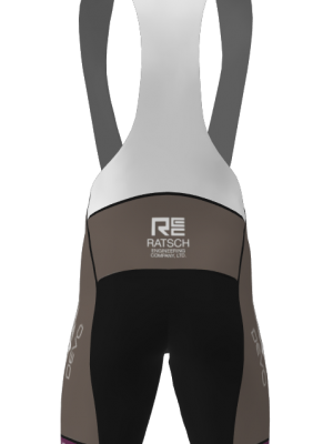 Podiumwear Men's Cycling Bibs (Cycling) Back View
