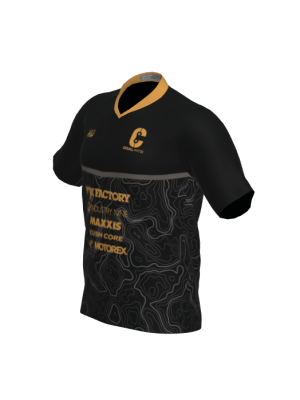 Podiumwear Men's Silver Short Sleeve MTB Jersey - New Fabric 2025!