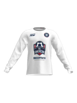 Podiumwear Unisex Silver Long Sleeve Tech Tee - New Fabric 2025!