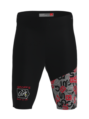Podiumwear Unisex Silver Traverse MTB Baggie - New Fabric 2025!