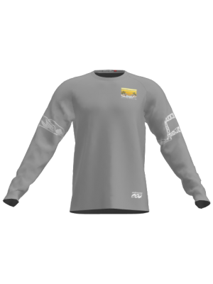 Podiumwear Unisex Crew Neck LS Tee - New Fabric 2025!