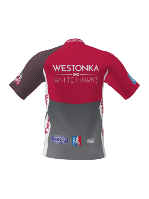 Podiumwear Men's Silver Short Sleeve MTB Jersey - New Fabric 2025!