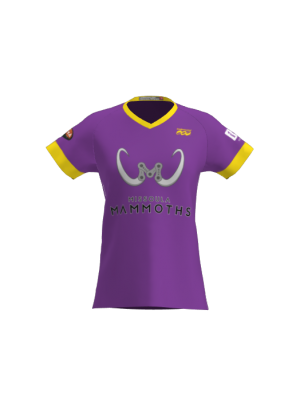 Podiumwear Women's Silver Short Sleeve MTB Jersey - NEW FABRIC 2025!