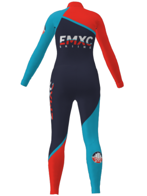 Podiumwear Women's Silver Two-Piece Race Suit
