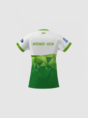 Podiumwear Women's Silver Short Sleeve MTB Jersey - NEW FABRIC 2025!