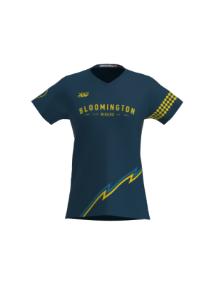 Podiumwear Women's Silver Short Sleeve MTB Jersey - NEW FABRIC 2025!