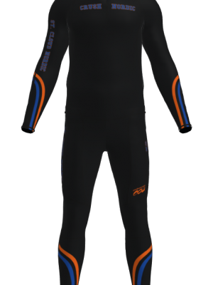 Podiumwear Men's Gold Two-Piece Race Suit