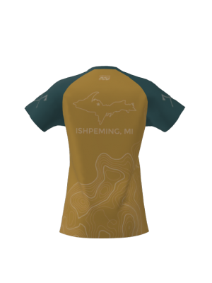 Podiumwear Women's Silver Short Sleeve MTB Jersey - NEW FABRIC 2025!