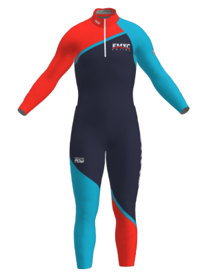 Podiumwear Nordic Child's Two-Piece Race Suit (Nordic Skiing) Front View