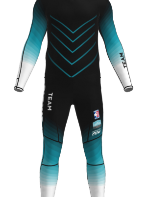 Podiumwear Men's Gold Two-Piece Race Suit