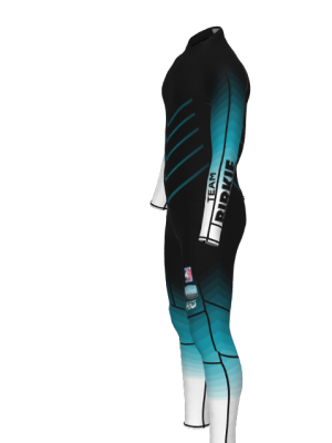 Podiumwear Men's Gold Two-Piece Race Suit