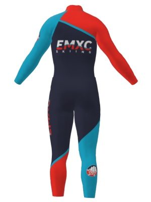 Podiumwear Nordic Child's Two-Piece Race Suit (Nordic Skiing) Back View