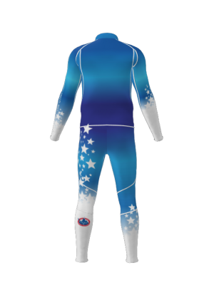 Podiumwear Men's Gold Two-Piece Race Suit