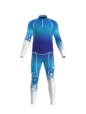 Podiumwear Men's Gold Two-Piece Race Suit