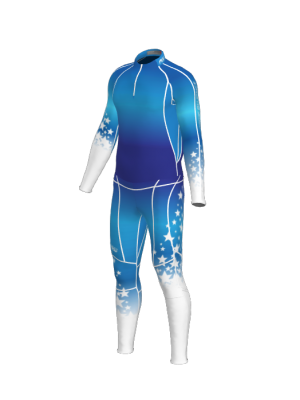Podiumwear Men's Gold Two-Piece Race Suit