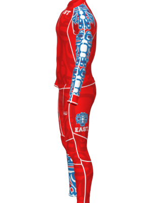 Podiumwear Men's Gold Two-Piece Race Suit