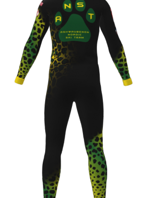 Podiumwear Unisex Silver Two-Piece Race Suit