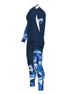 Podiumwear Men's Gold Two-Piece Race Suit