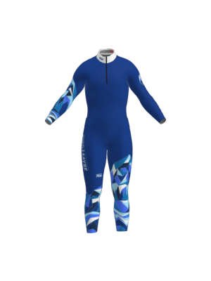 Podiumwear Nordic Child's Two-Piece Race Suit (Nordic Skiing) Front View