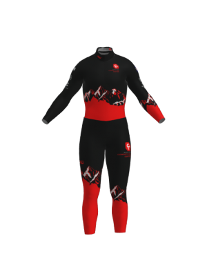 Podiumwear Nordic Child's Two-Piece Race Suit (Nordic Skiing) Front View