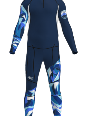 Podiumwear Men's Gold Two-Piece Race Suit