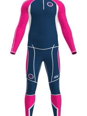 Podiumwear Men's Gold Two-Piece Race Suit