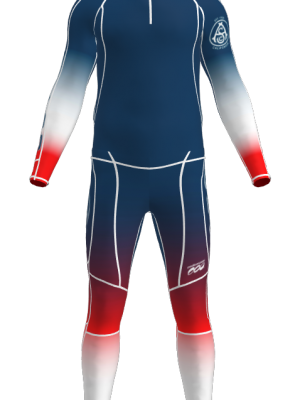 Podiumwear Men's Gold Two-Piece Race Suit