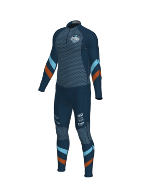 Podiumwear Men's Gold Two-Piece Race Suit