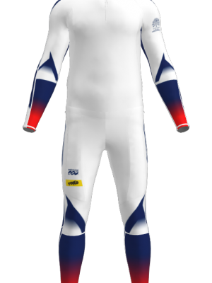 Podiumwear Men's Gold Two-Piece Race Suit