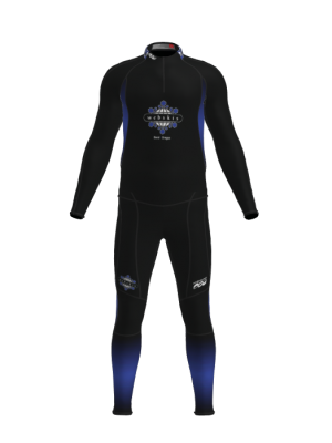 Podiumwear Men's Gold Two-Piece Race Suit