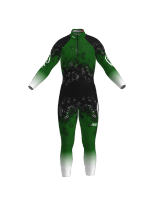 Podiumwear Nordic Child's Two-Piece Race Suit (Nordic Skiing) Front View