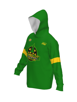 Podiumwear Unisex Slim-Fit Hoodie (Soccer) Side View