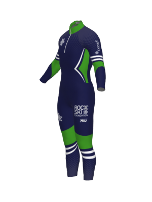 Podiumwear Nordic Child's Two-Piece Race Suit (Nordic Skiing) Side View