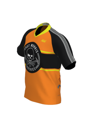 Podiumwear Men's Silver Short Sleeve MTB Jersey - New Fabric 2025!