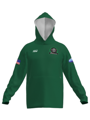 Podiumwear Unisex Slim-Fit Hoodie (Soccer) Front View