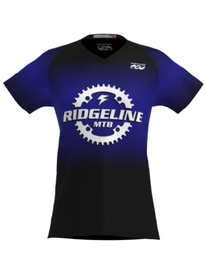 Podiumwear Women's Silver Short Sleeve MTB Jersey - NEW FABRIC 2025!