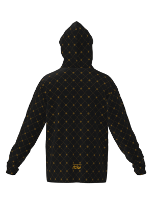 Podiumwear Unisex Slim-Fit Hoodie (Soccer) Back View