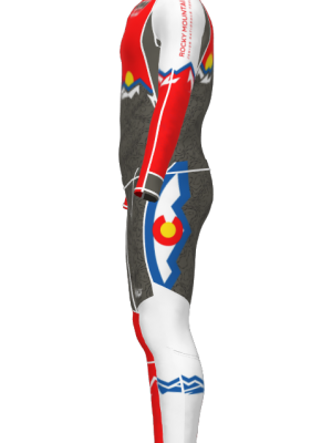 Podiumwear Men's Gold Two-Piece Race Suit