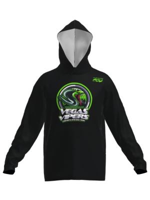 Podiumwear Unisex Slim-Fit Hoodie (Soccer) Front View