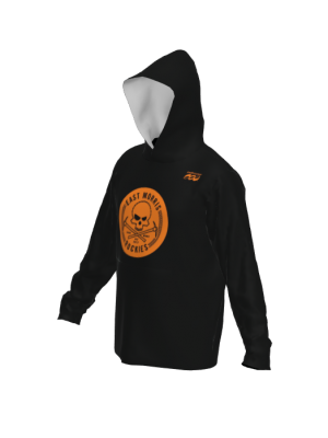 Podiumwear Unisex Slim-Fit Hoodie (Soccer) Side View
