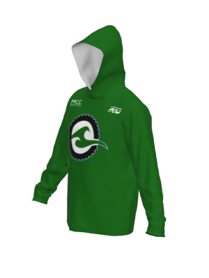 Podiumwear Unisex Slim-Fit Hoodie (Soccer) Side View