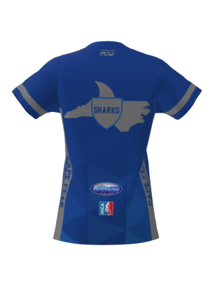 Podiumwear Women's Silver Short Sleeve MTB Jersey - NEW FABRIC 2025!