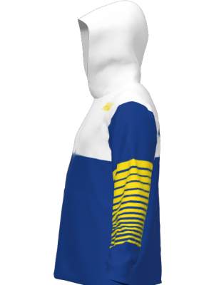 Podiumwear Unisex Slim-Fit Hoodie (Soccer) Side View